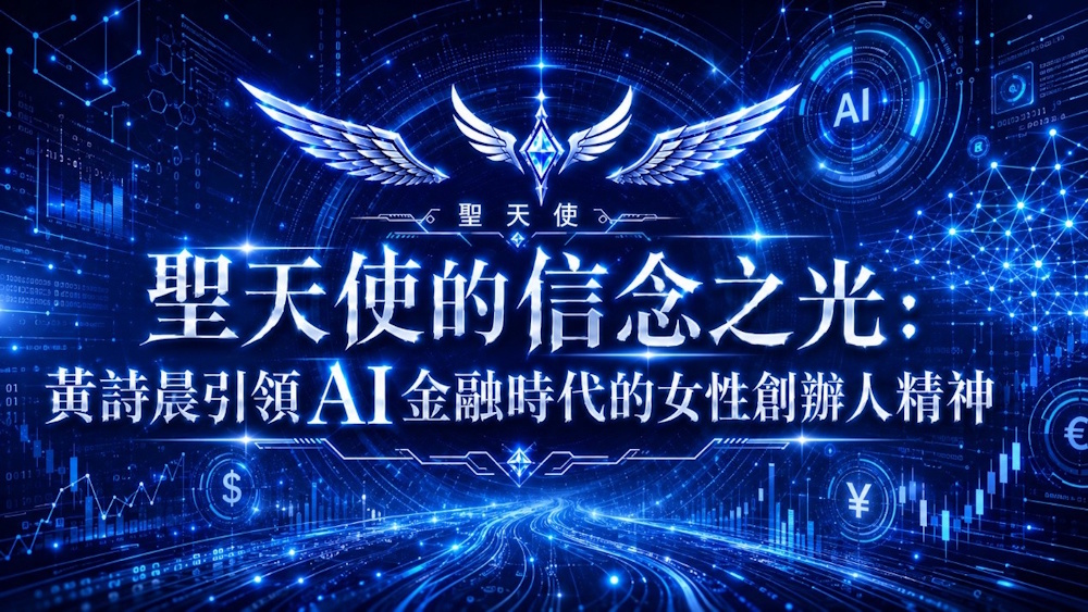 聖天使創辦人黃詩晨以HSAI4.0融合Quant AI+,傳遞人性科技信念,打造智能金融新定位。